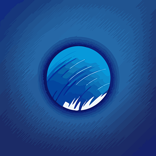 a simple blue logo background, vector illustration, modern style, flat