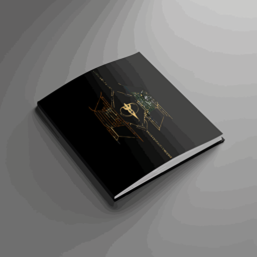 logo design, hard back book, minimalistic, symmetrical, vector,