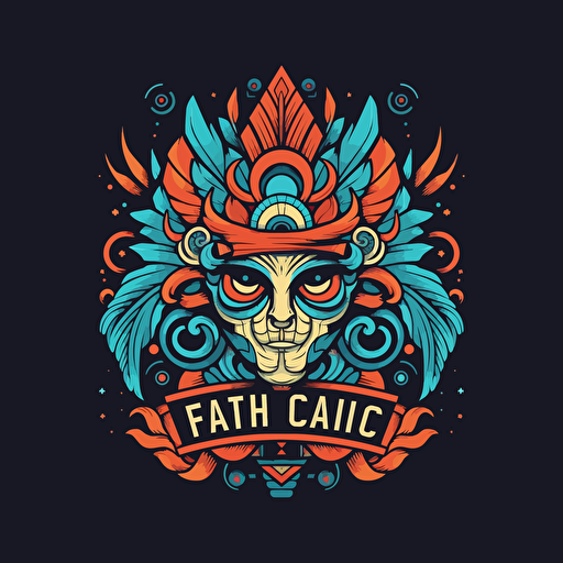 logo for digital design company flat vector