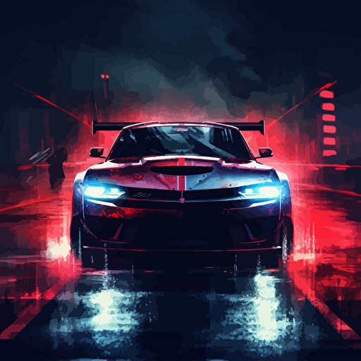 create a vector logo for the upcoming Netflix show Need for Speed: Redline