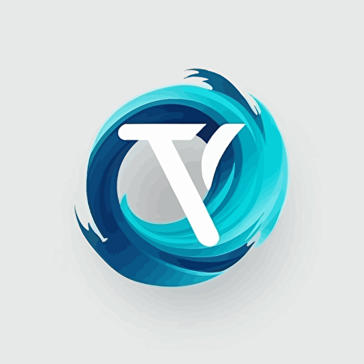 logo vague, dynamique, vectoriel