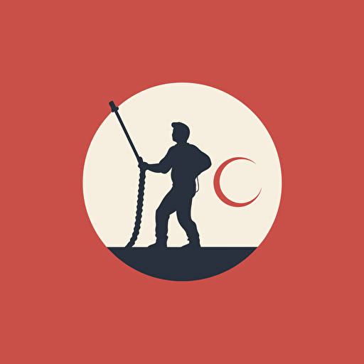 A simplistic vector logo for a pressure washing company that communicates top quality service