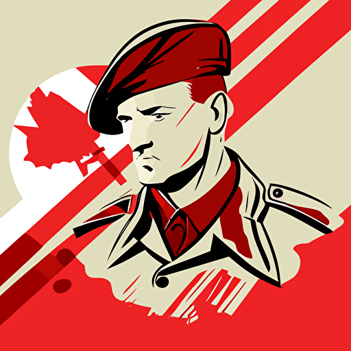 vector illustrated logo of polish soldier during world war 2