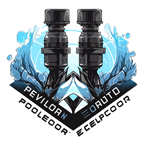 vector logo water purification using polypropylene and coal filters