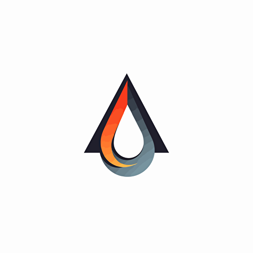 simple vector logo 2 color