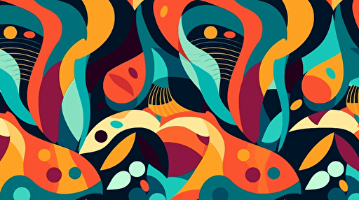 vector art style, simple shapes background pattern,