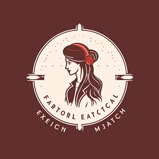 simple vector logo for doctor, women's health