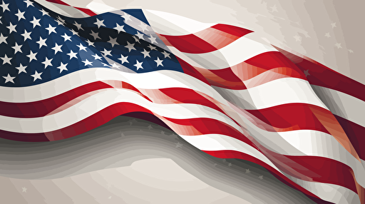 american flag vector design