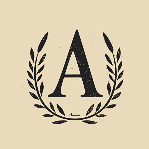 create a lettermark of letters A and L, modern, vector, simple