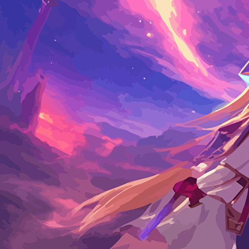 princess zelda anime painting 3d render hyper realistic dramatic lighting sky nebula fire 8k hdr pixiv dslr photo makoto shinkai ilya kuvshinov wojtek fus digital art concept art