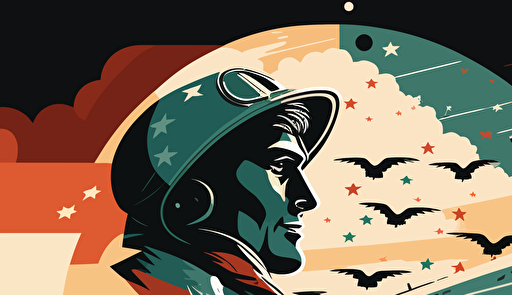 cold war vector illustration,