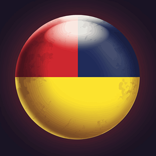 an illustration of the romanian flag, easter related, vector