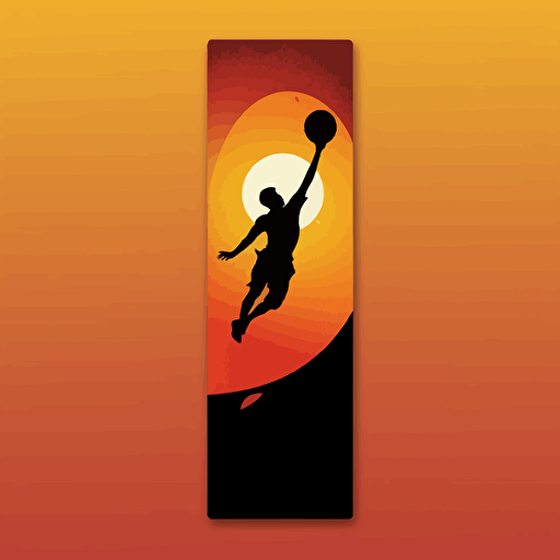 bookmark, illustration, ultimate frisbee, vector
