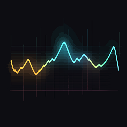 create a simple vector-style logo with sounds waveforms