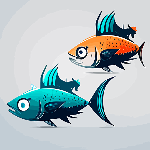 Design a logo for "WAHOO", minimalist, simple, fashionable, bright, vector, including a surprised expression, no fish element, only two color
