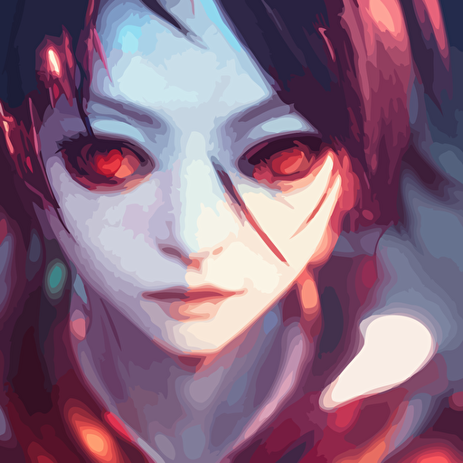 yoshitaka amano ruan jia conrad roset good smile company detailed anime 3d render female jester assassin close headshot portrait cgsociety artstation sci fi futuristic costume mysterious temple setting octane render