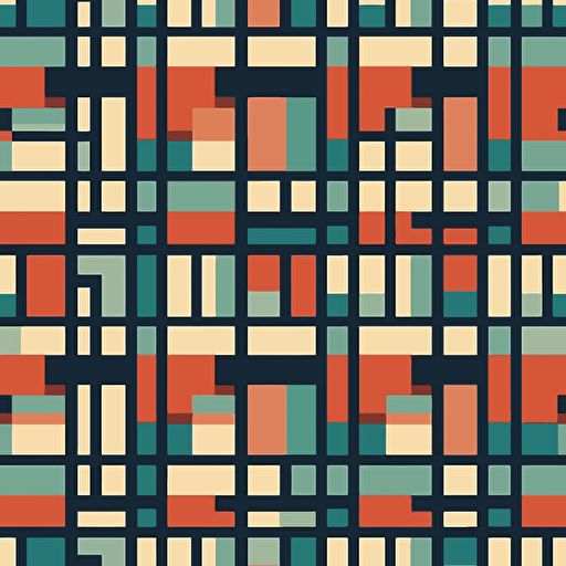 Create a simple image with a geometric vector design, primarily featuring a rectangle, and limited to two colors.