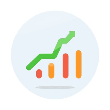 a financial chart