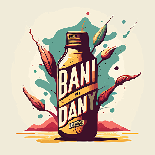 Generate vector art for a brand named dry land