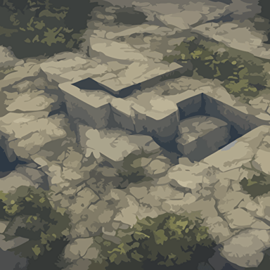 3d painted landscape single small yugoslavian brutalism monument center james jean redshift octane