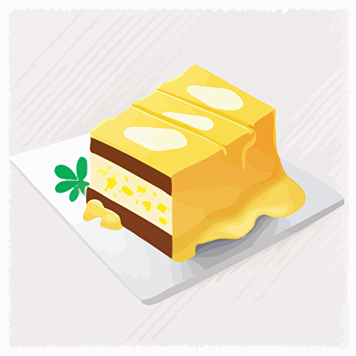 tamagoyaki , vector art, white background