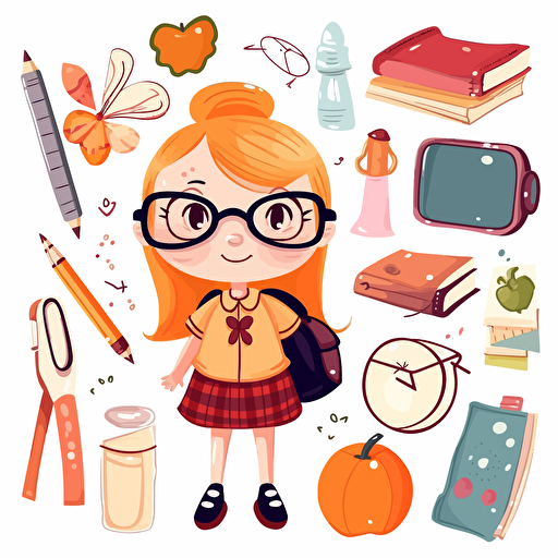This category contains vector images related to school activities and objects. You will find illustrations of students, teachers, classrooms, books, stationery, blackboards, and other school-related elements.