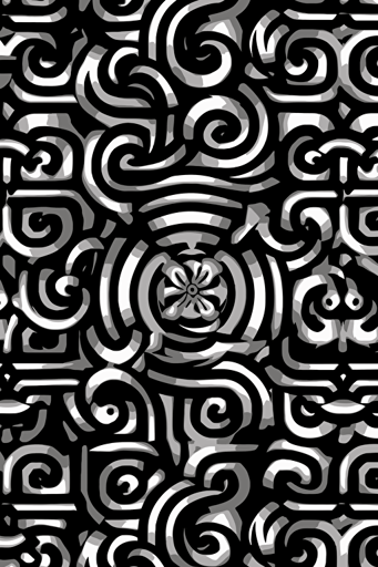 svg, vector, black and white, greek chinese pattern