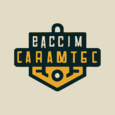 a logo for a programming company with brackets, simple, vector