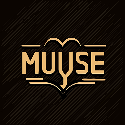 muse, logo, vector, simple, happy, love