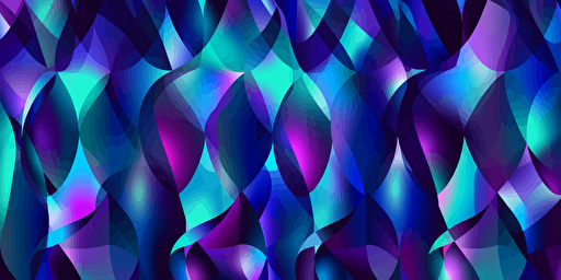abstract vector image of deep learning purple blue green
