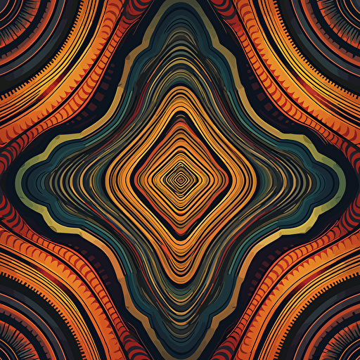 symmetry background image , 70's funk , poster design , groovy , high detailed , nopeople , vector art