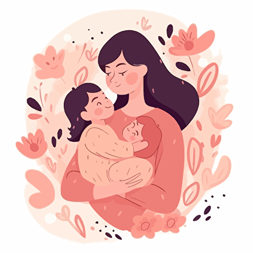 cute Simple mothers day vector design