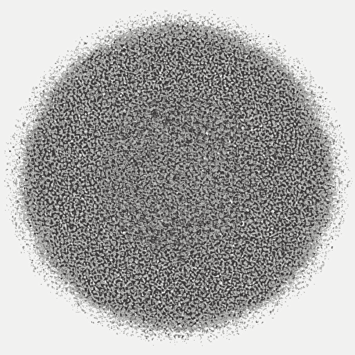 1 million spaced vector black dots on a white background