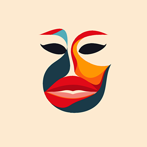 make a logo vector of a nose and AI