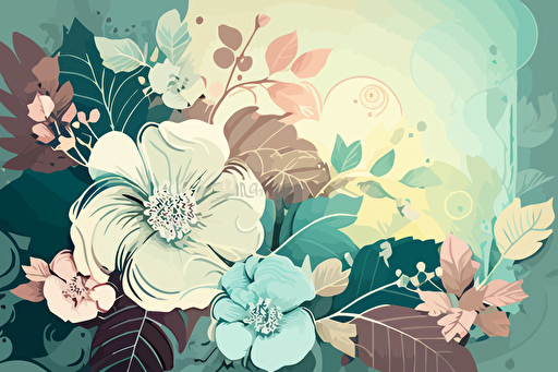 floral background, vector art, pastel color, most selling on microstock