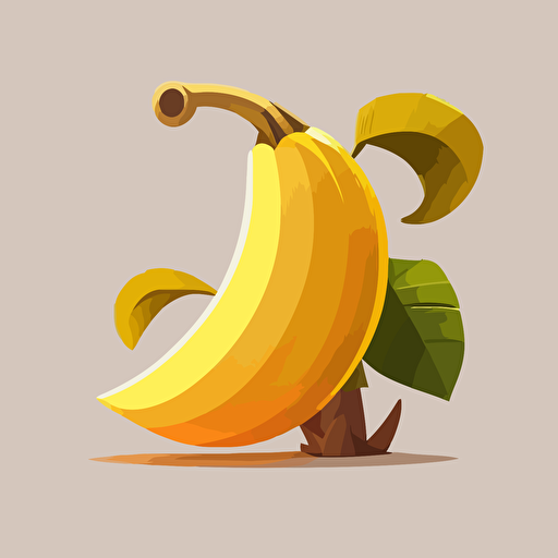 cartoon banana peal vector PNG