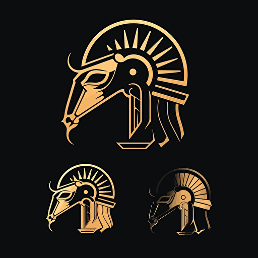 logo vector design, horus head, minimalist and black vector