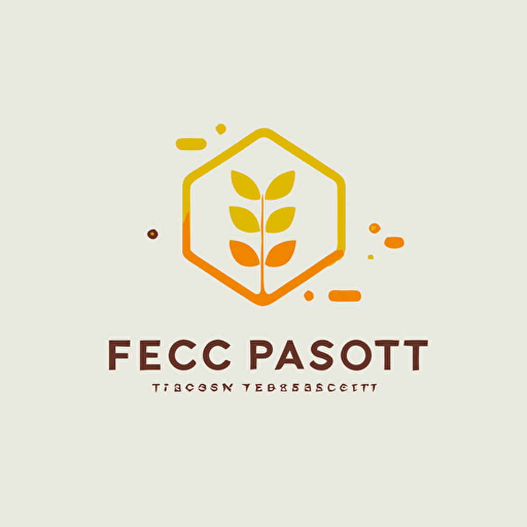 clean, minimalist, vector logo for food technology business focused on community building