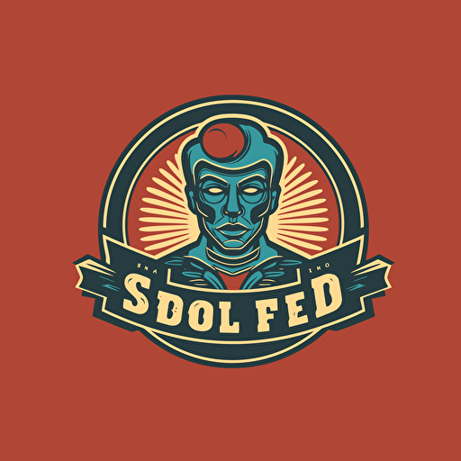 soul food vector logo 2d