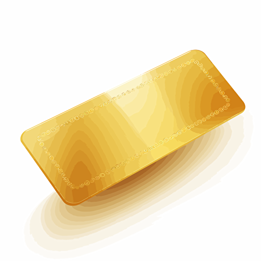 a blank golden ticket vector art, no text