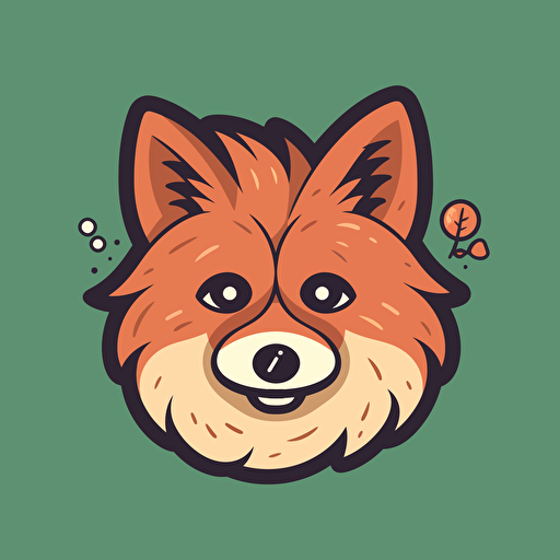 simple logo for an ecommerce pet product business, retro, vector flat, PNG, SVG, flat shading, solid background, mascot, logo, vector illustration, masterwork, 2D, simple, illustrator