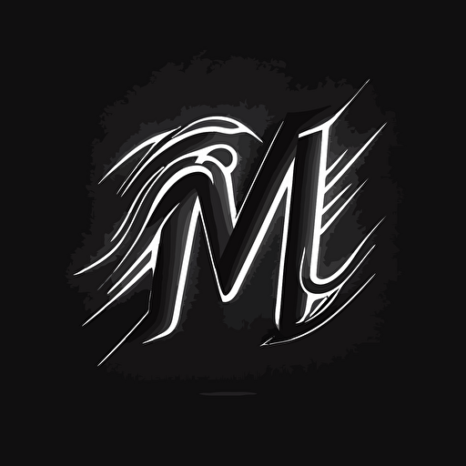simple brand logo, letter M, letter N, letter R, logo, vector logo, vector design, logo design, design ideas, black and white, classic cool design