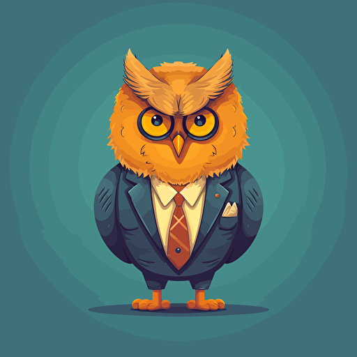 vector art business owl