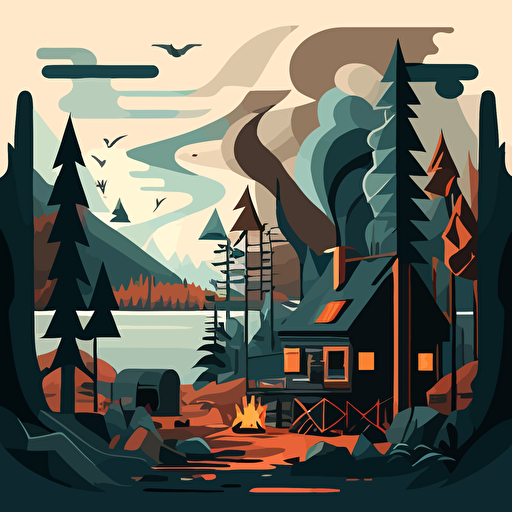 flat vector illustration