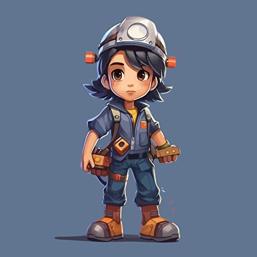 character 2d vector engineer anime