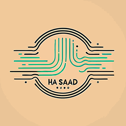 minimal line logo of a fun ultrasound company, vector