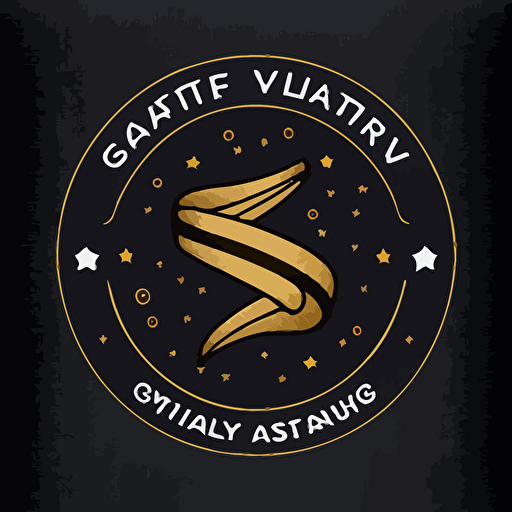 simple vector logo of gravity fabric