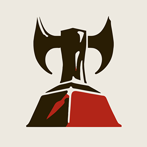 a vector company logo of an medieval anvil, simplistic, no text