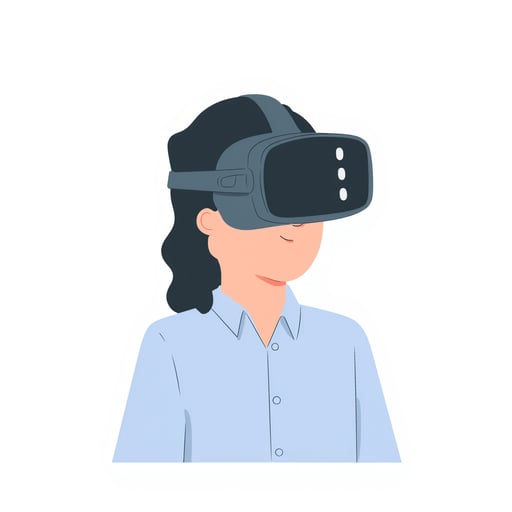 a person with vr headset 