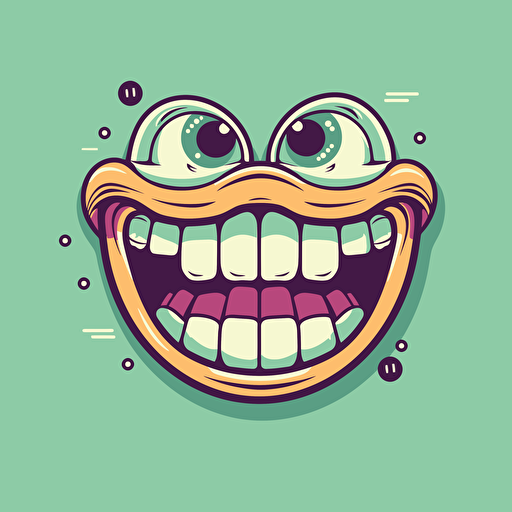 cartoon mouth with money in it, svg, vector